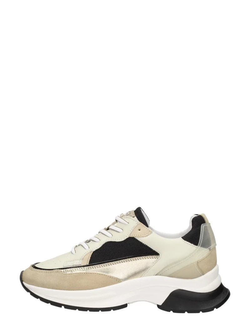 Red Rag Sneakers Laag, lage sneakers voor dames in goudkleur, foto 1 van 4