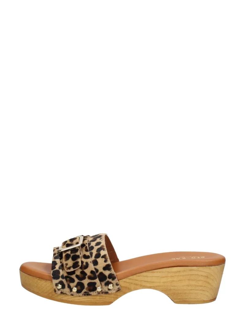 Red Rag Open Teen, open slippers voor dames in beige