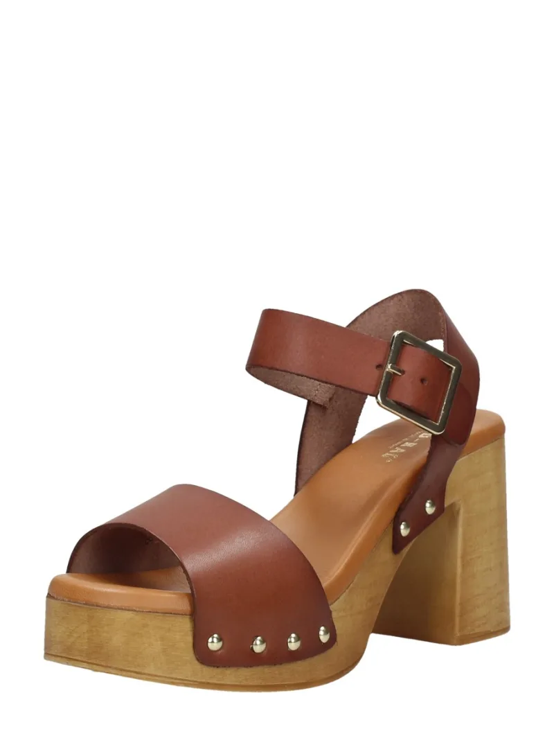Red Rag Sandalen Hak, sandalen hak voor dames in cognac, foto 2 van 2