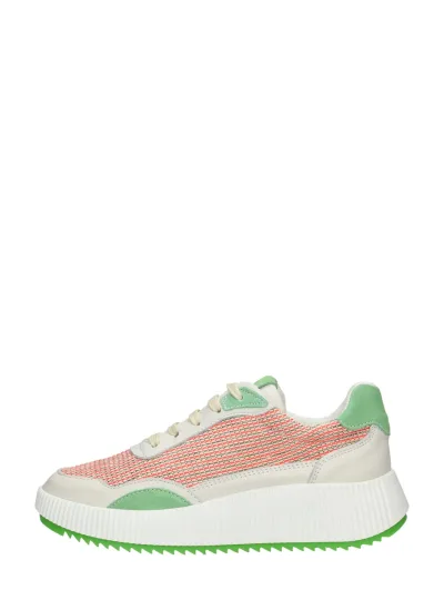 Palpa Veterschoenen Laag, lage veterschoenen voor dames in groen, foto 1 van 4