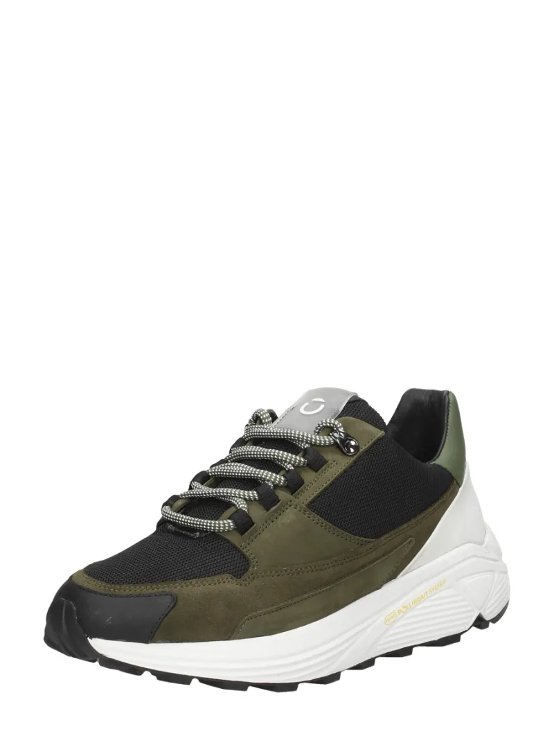 Tozen Kyuna, lage sneakers voor heren in groen, foto 2 van 2