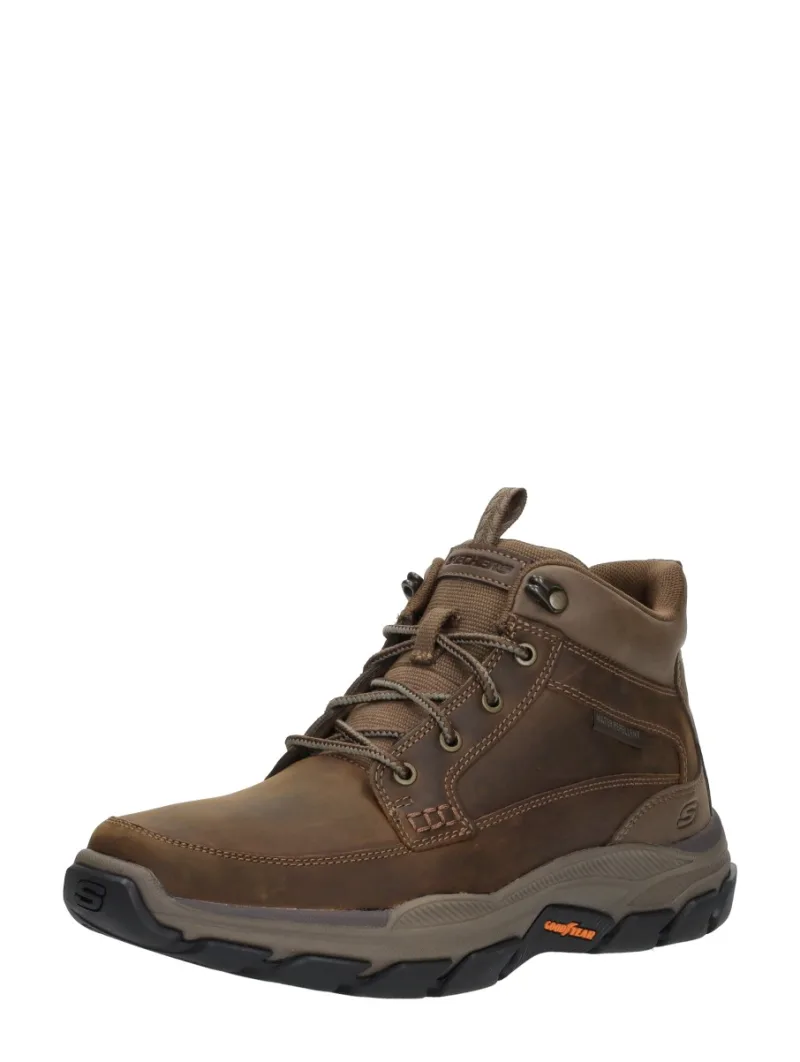 Skechers Relaxed Fit: Respected - Boswell, hoge veterschoenen voor heren in donkerbruin, foto 2 van 2
