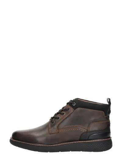 Australian Rockefeller, hoge veterschoenen voor heren in cognac, foto 1 van 4