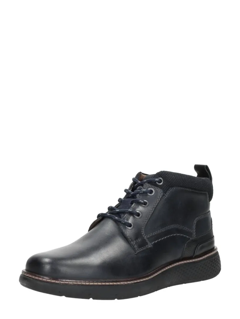 Australian Rockefeller, hoge veterschoenen voor heren in blauw, foto 2 van 2