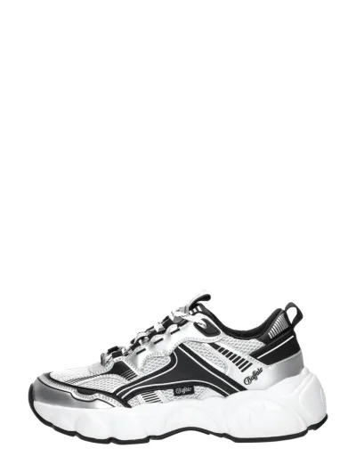 Buffalo CLD Run Jog zilver, lage sneakers voor dames in zilverkleur, foto 1 van 4