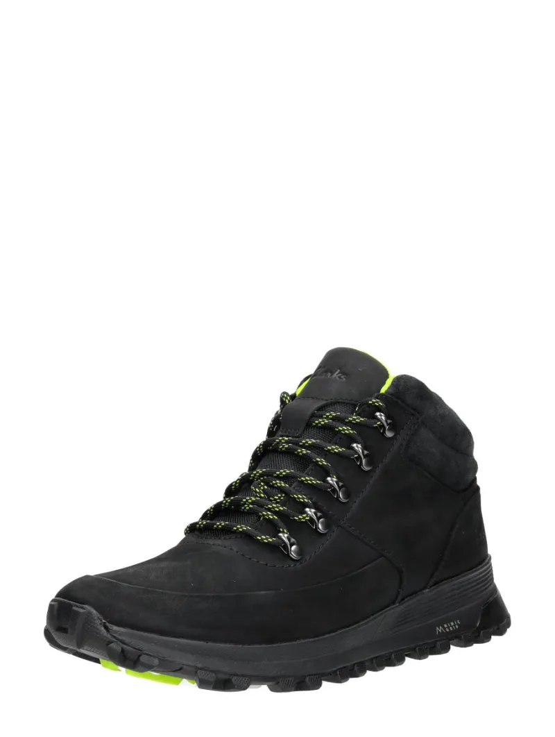 Clarks ATL Trek Mid, hoge veterschoenen voor heren in zwart, foto 2 van 2