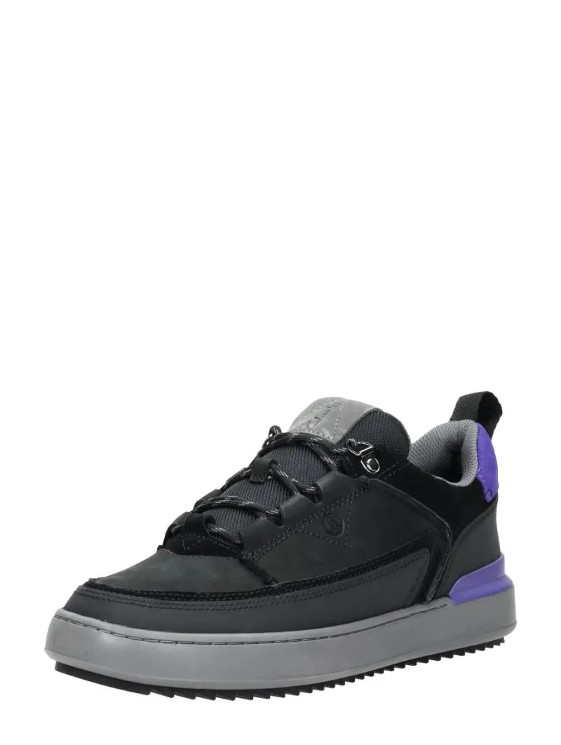 Clarks Courtlite Go, lage veterschoenen voor heren in zwart, foto 2 van 2