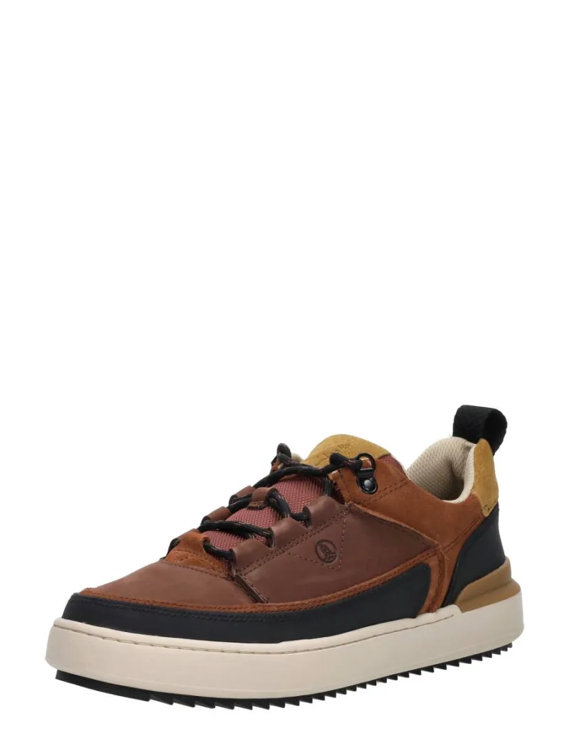 Clarks Courtlite Go, lage veterschoenen voor heren in cognac, foto 2 van 2