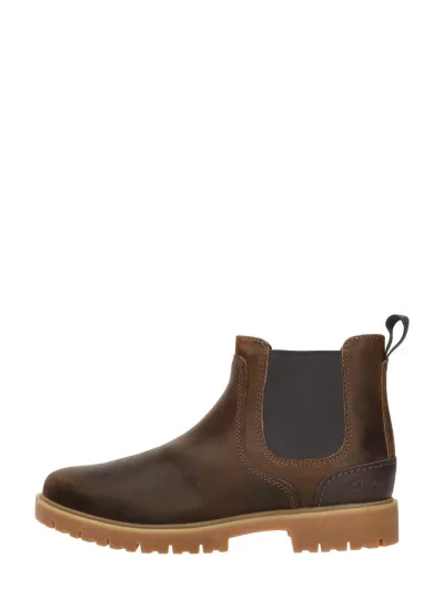 Clarks Rossdale Top, enkellaarsjes & boots voor heren in cognac, foto 1 van 4