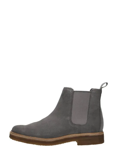 Clarks Clarkdale Easy, enkellaarsjes & boots voor heren in donkergrijs, foto 1 van 4