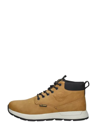 PME Legend Ribber, hoge veterschoenen voor heren in geel, foto 1 van 4