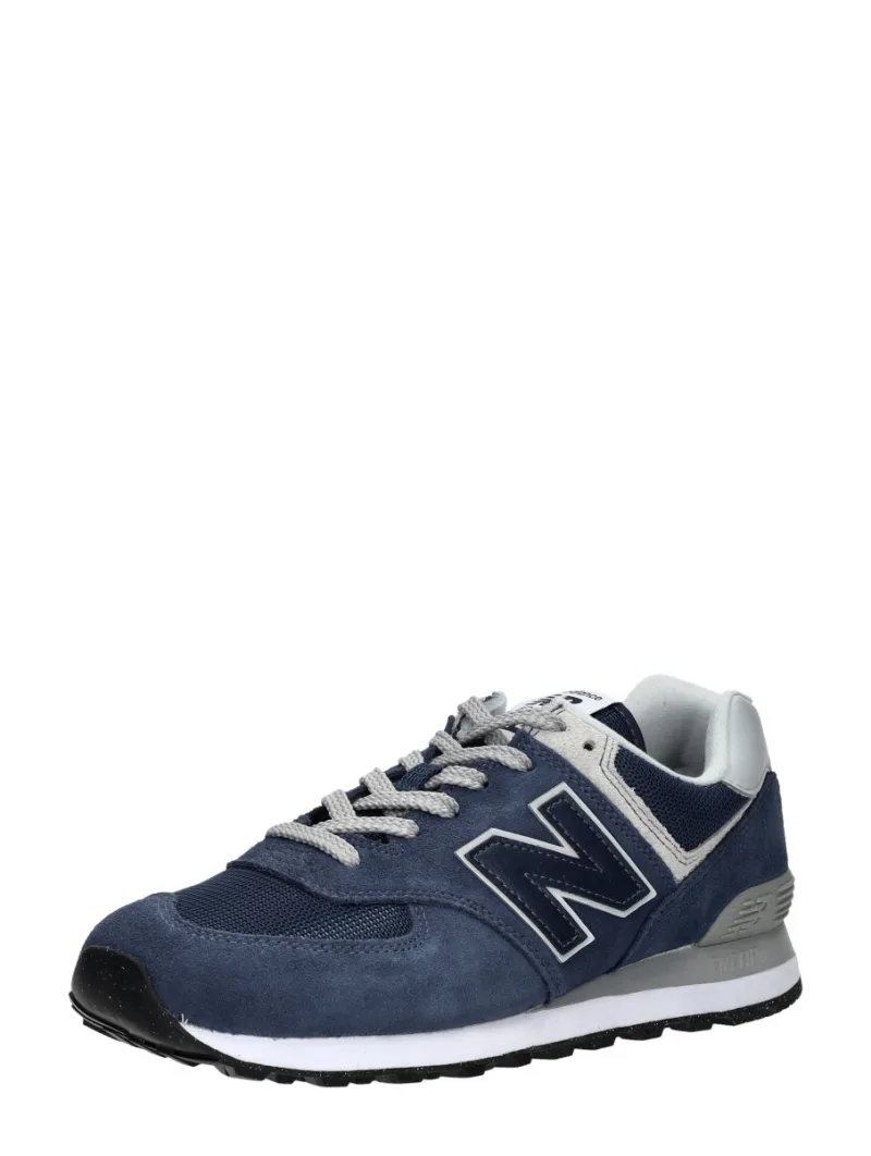 New Balance 574, lage sneakers voor heren in blauw, foto 2 van 2