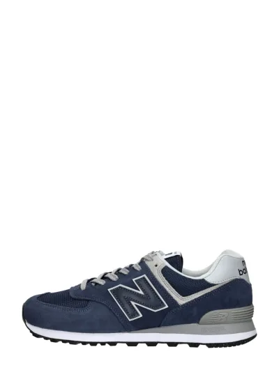 New Balance 574, lage sneakers voor heren in blauw, foto 1 van 4