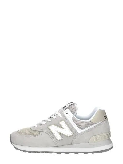 New Balance 574, lage sneakers voor dames in gebroken wit, foto 1 van 4