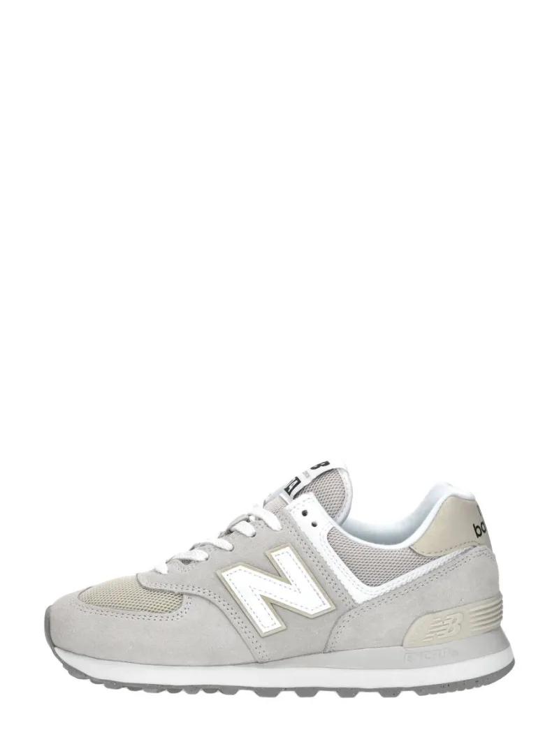 New Balance 574, lage sneakers voor dames in gebroken wit, foto 1 van 4