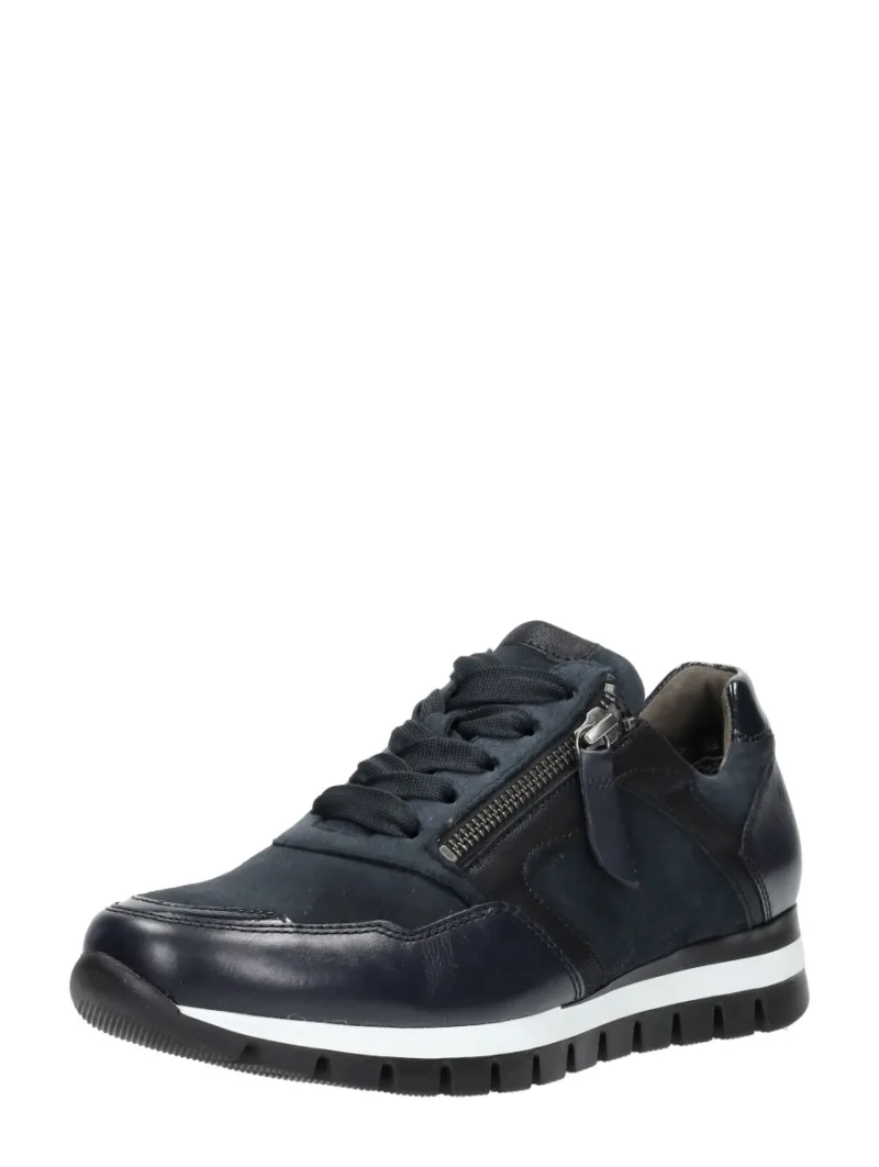 Gabor Veterschoenen Laag, lage veterschoenen voor dames in blauw, foto 2 van 2