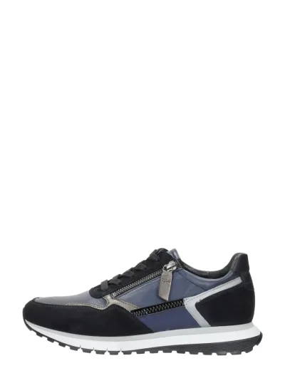 Gabor Veterschoenen Laag, lage veterschoenen voor dames in blauw, foto 1 van 4