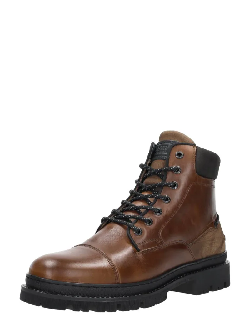 Gaastra Bering HGH Oil M, hoge veterschoenen voor heren in cognac, foto 2 van 2