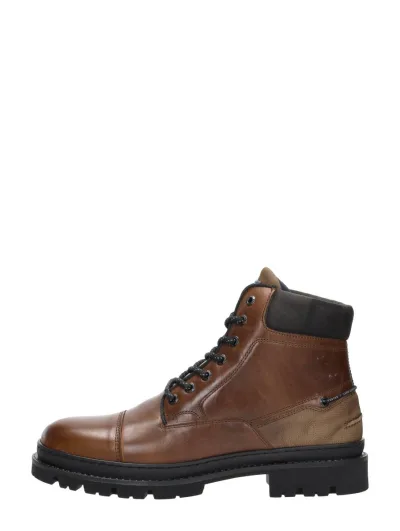 Gaastra Bering HGH Oil M, hoge veterschoenen voor heren in cognac, foto 1 van 4