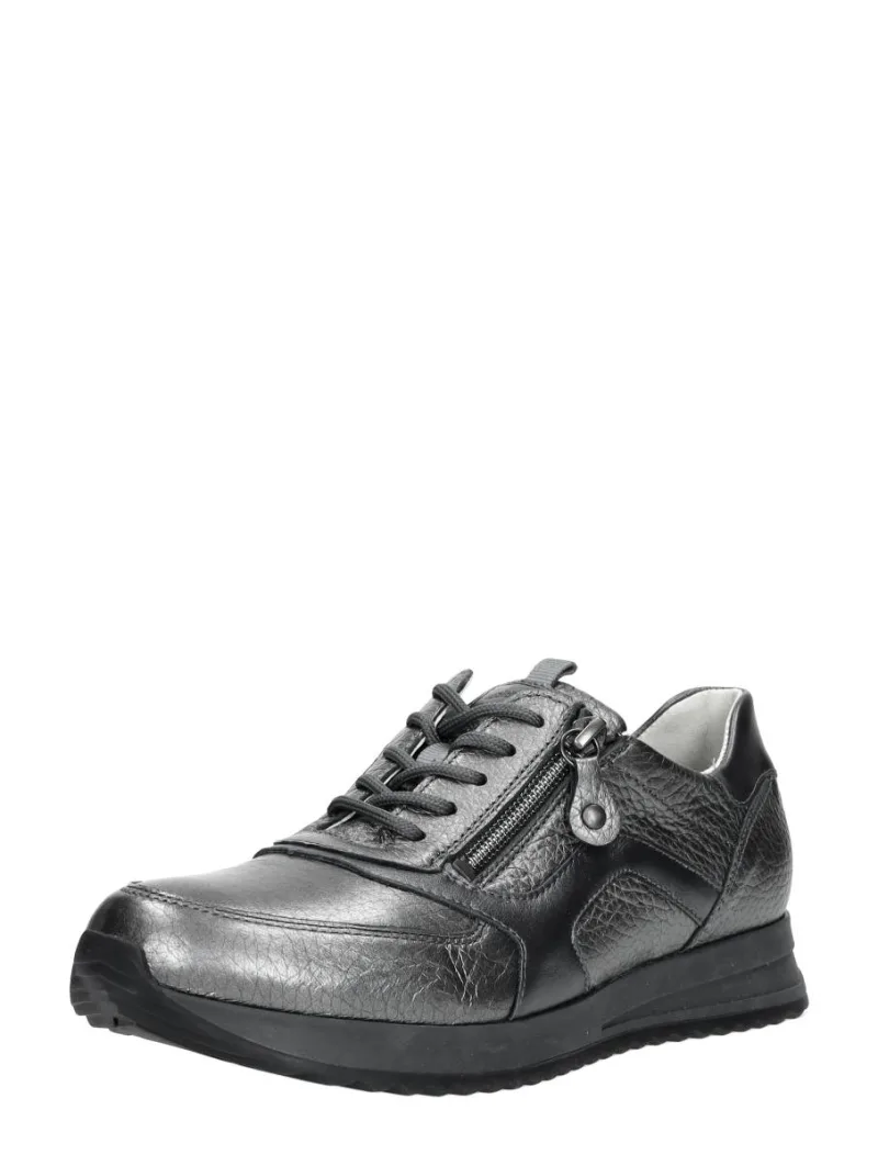 Waldläufer H-Vicky, lage veterschoenen voor dames in grijs, foto 2 van 2