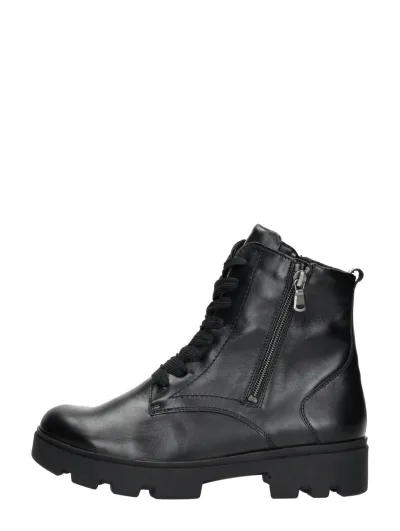 Waldläufer K-Dani, hoge veterschoenen voor dames in zwart, foto 1 van 4