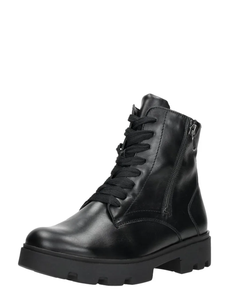 Waldläufer K-Dani, hoge veterschoenen voor dames in zwart, foto 2 van 2