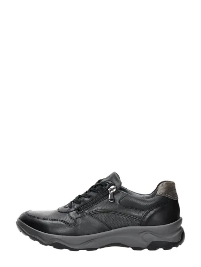 Waldläufer H-Max, lage veterschoenen voor heren in zwart, foto 1 van 4