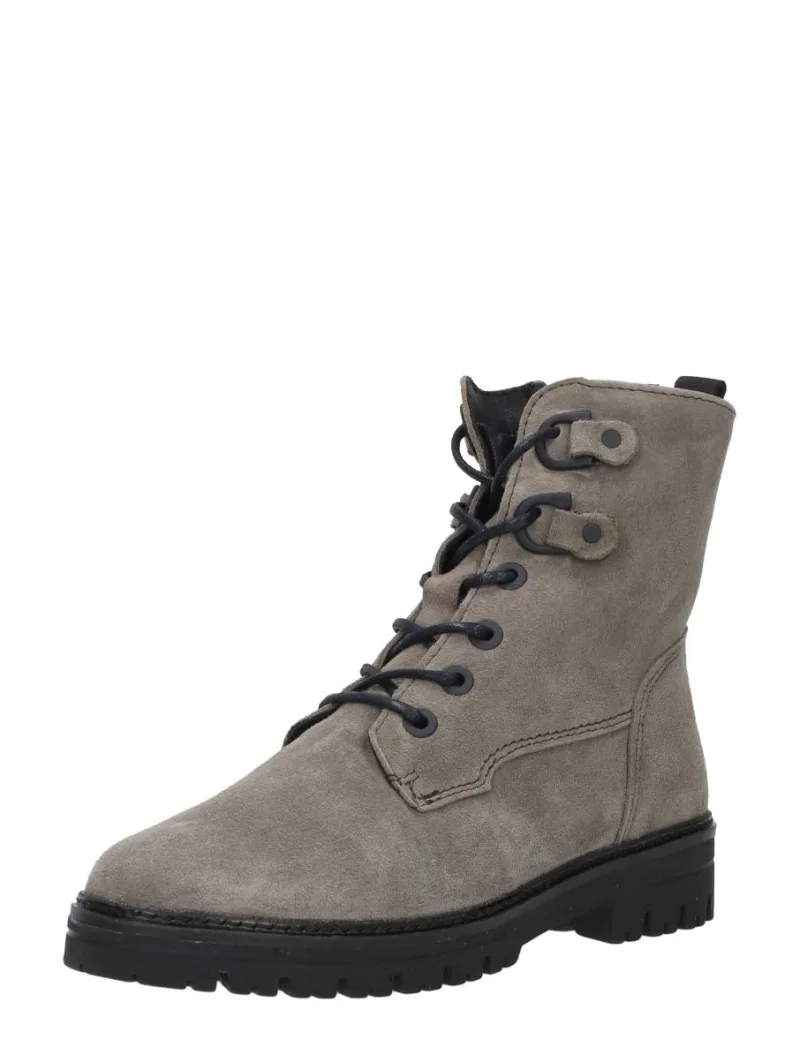 Sub55 Comfort Collection Leila 28, hoge veterschoenen voor dames in taupe, foto 2 van 2