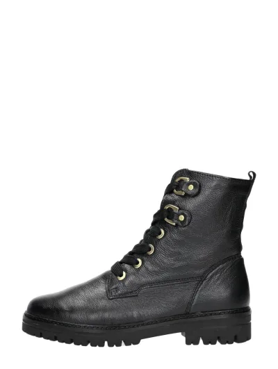 Sub55 Comfort Collection Leila 28, hoge veterschoenen voor dames in zwart, foto 1 van 4