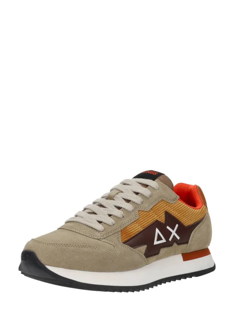 Sun68 Niki Crazy Winter, lage sneakers voor heren in beige, foto 2 van 2