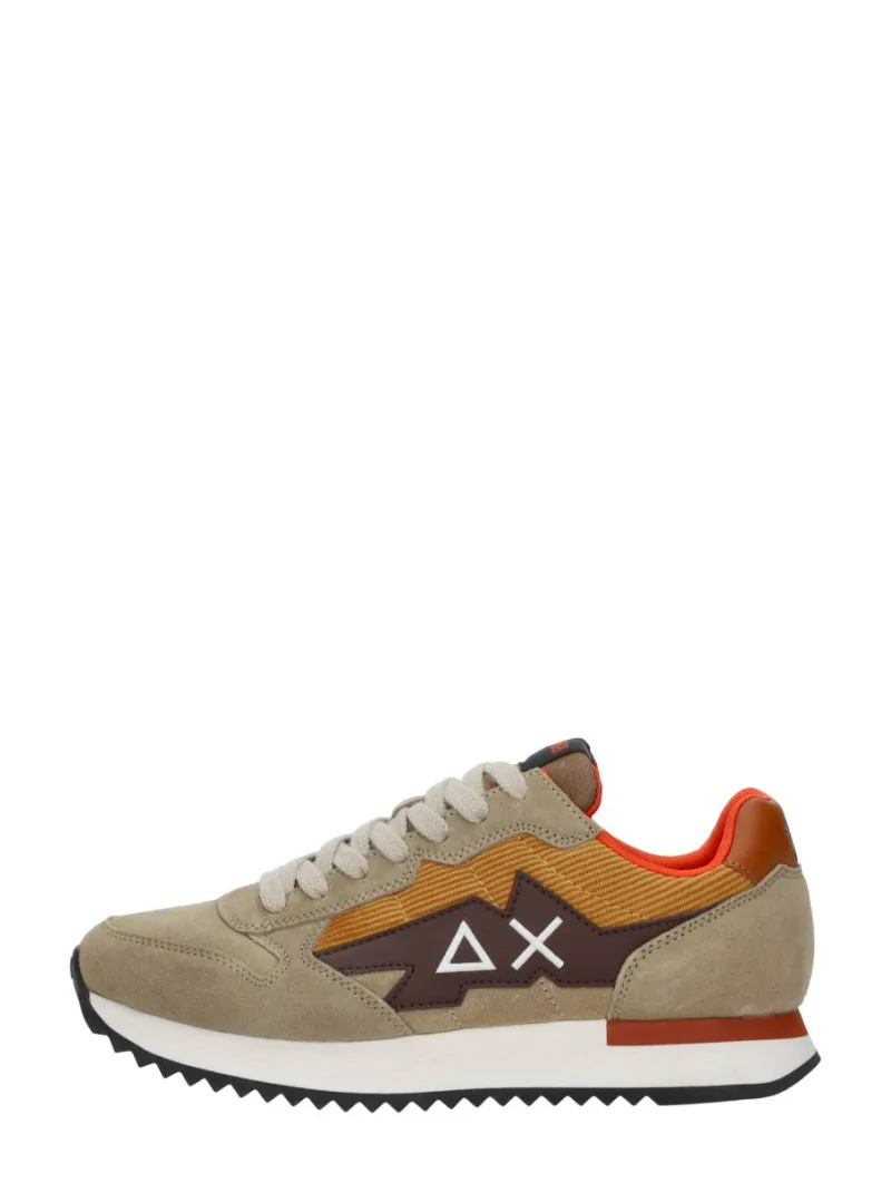 Sun68 Niki Crazy Winter, lage sneakers voor heren in beige