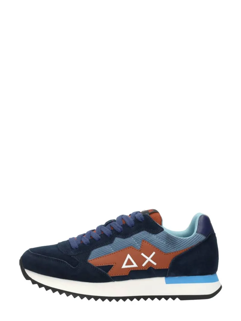 Sun68 Niki Crazy Winter, lage sneakers voor heren in blauw