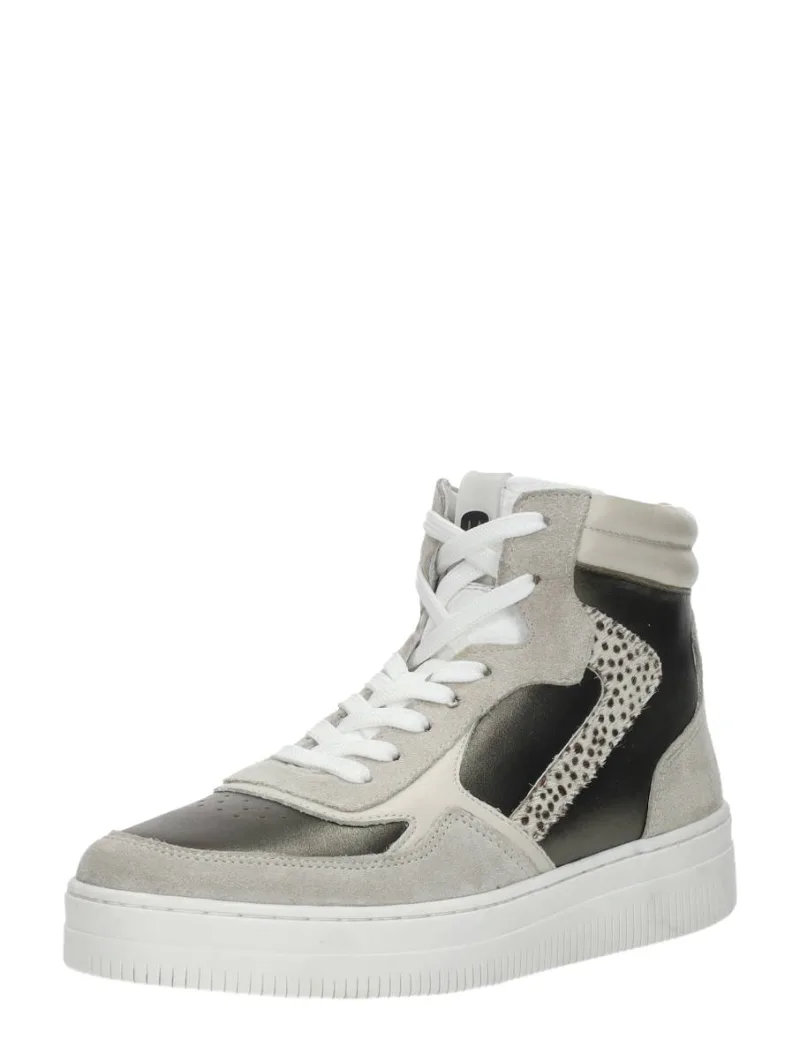 Maruti Mona, hoge veterschoenen voor dames in beige, foto 2 van 2