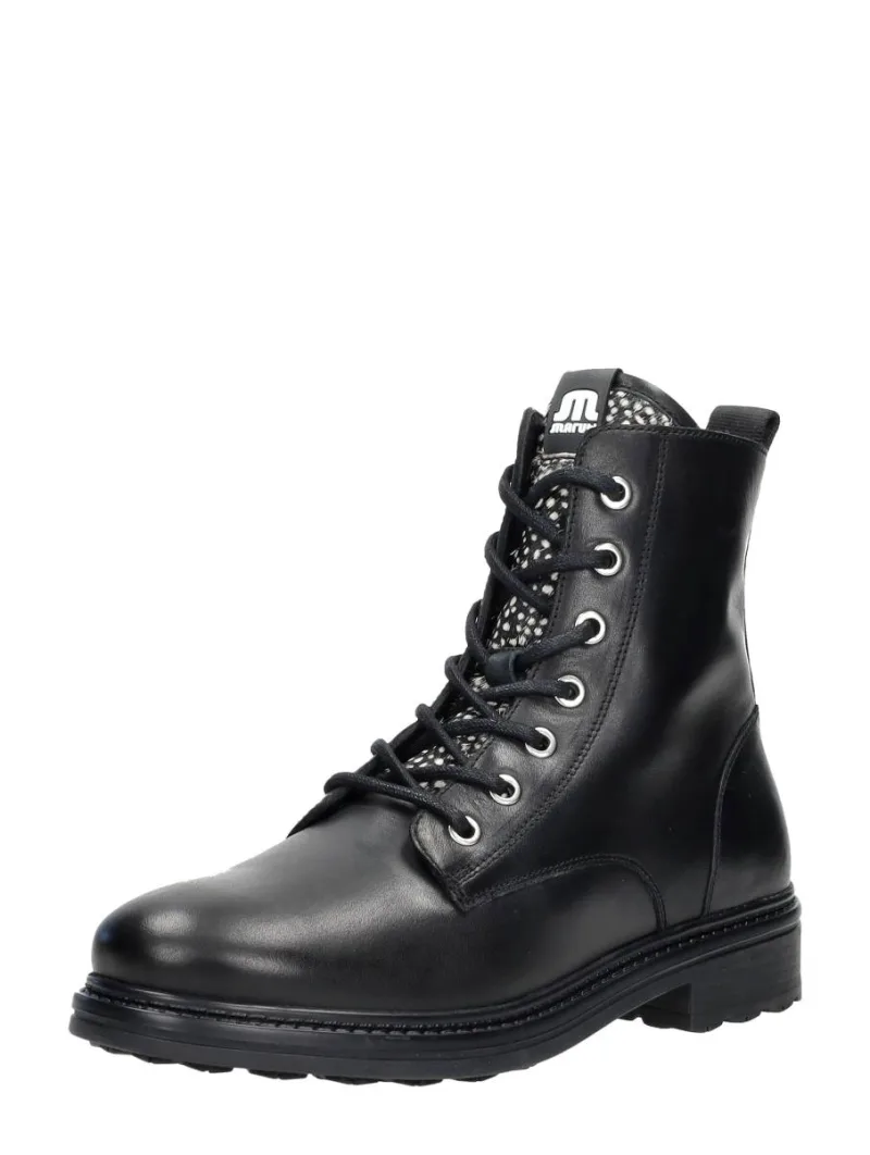 Maruti Lucy, hoge veterschoenen voor dames in zwart, foto 2 van 2