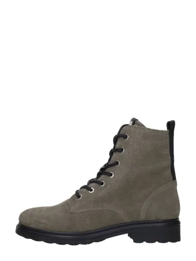 Maruti Lucy, hoge veterschoenen voor dames in taupe, foto 1 van 4