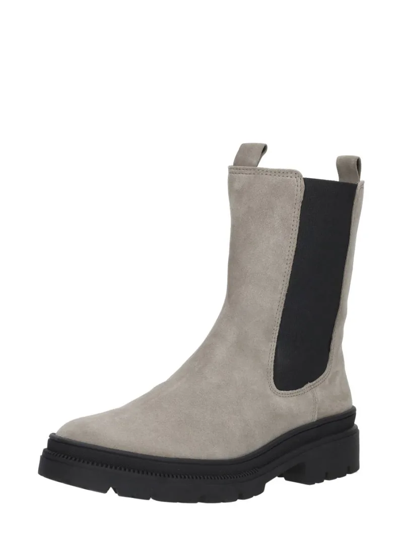 Ara Dover-ST 2.0, enkellaarsjes plat voor dames in taupe, foto 2 van 2