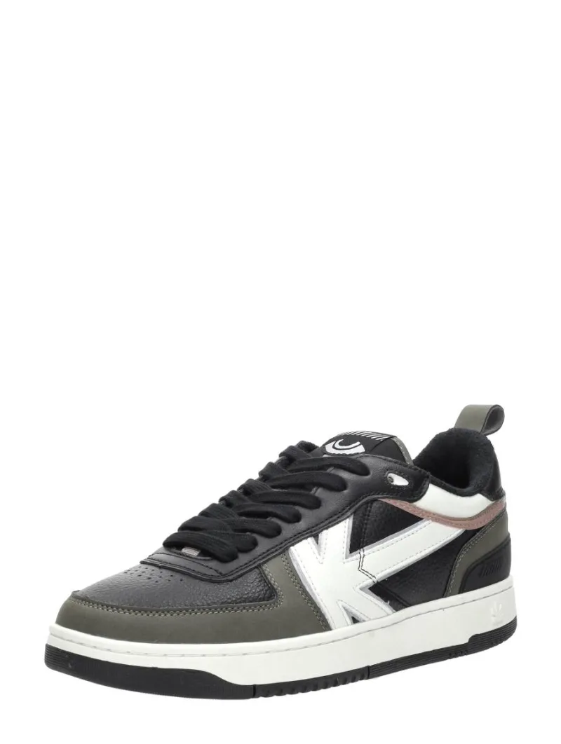 Kaotiko Boston Man, lage sneakers voor heren in zwart, foto 2 van 2