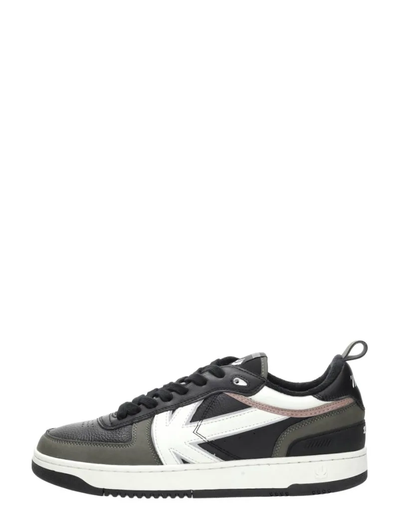 Kaotiko Boston Man, lage sneakers voor heren in zwart