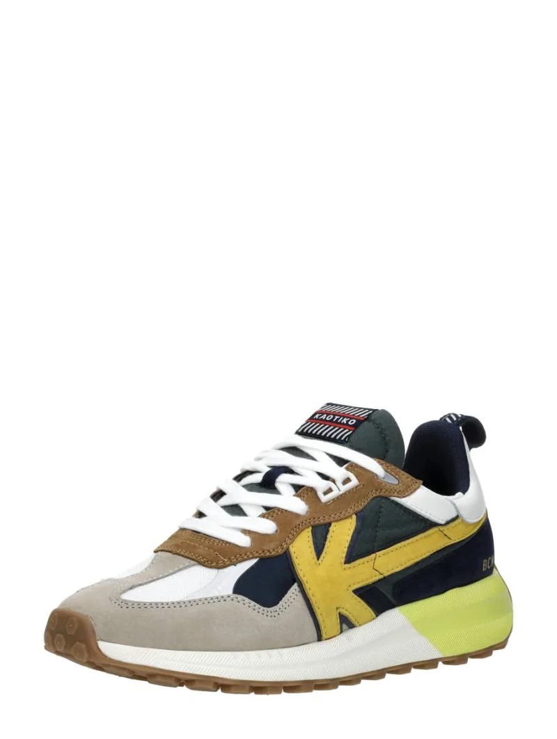 Kaotiko Vancouver Mix Man, lage sneakers voor heren in beige, foto 2 van 2