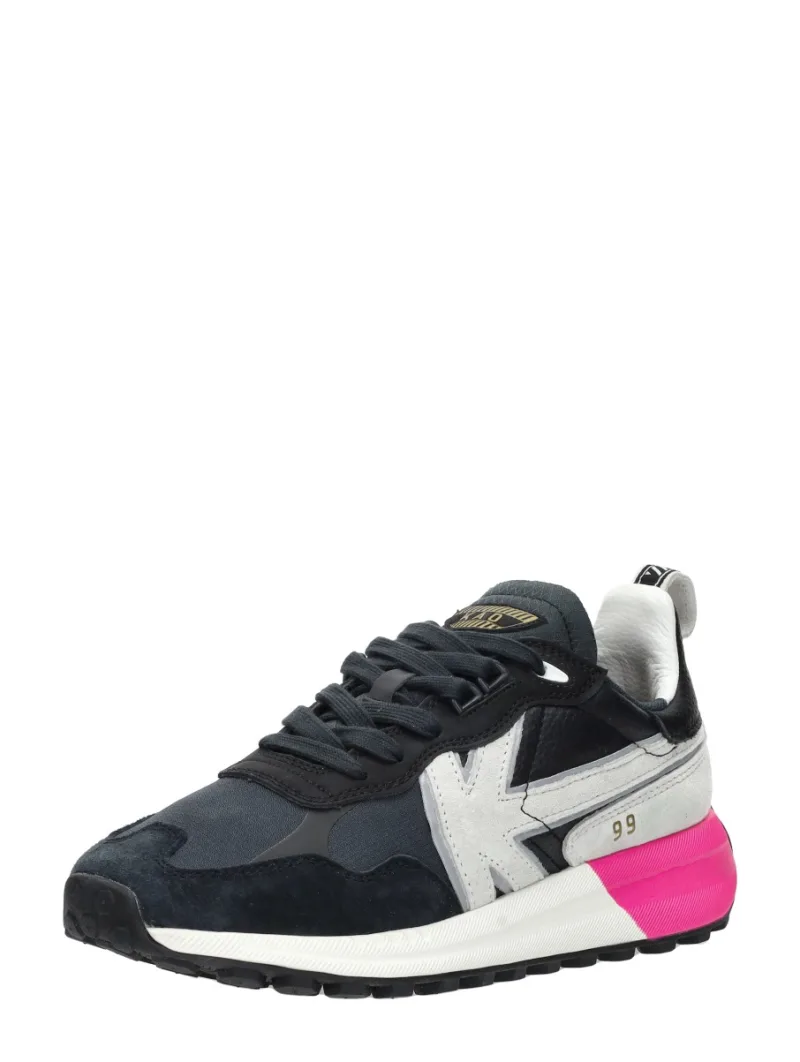 Kaotiko Detroit 99 Woman, lage sneakers voor dames in zwart, foto 2 van 2