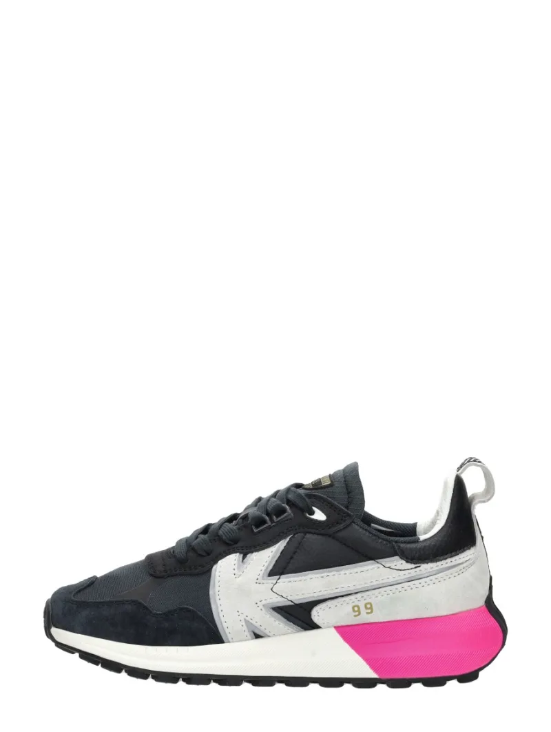 Kaotiko Detroit 99 Woman, lage sneakers voor dames in zwart