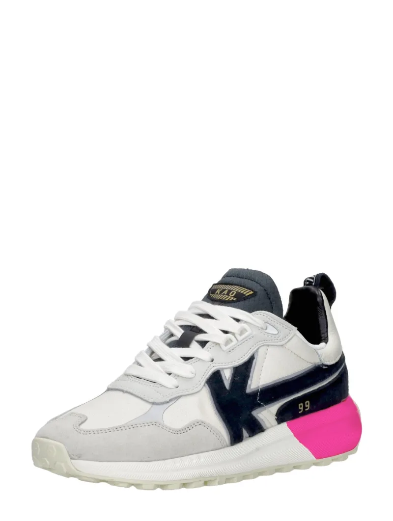 Kaotiko Detroit 99 Woman, lage sneakers voor dames in wit, foto 2 van 2