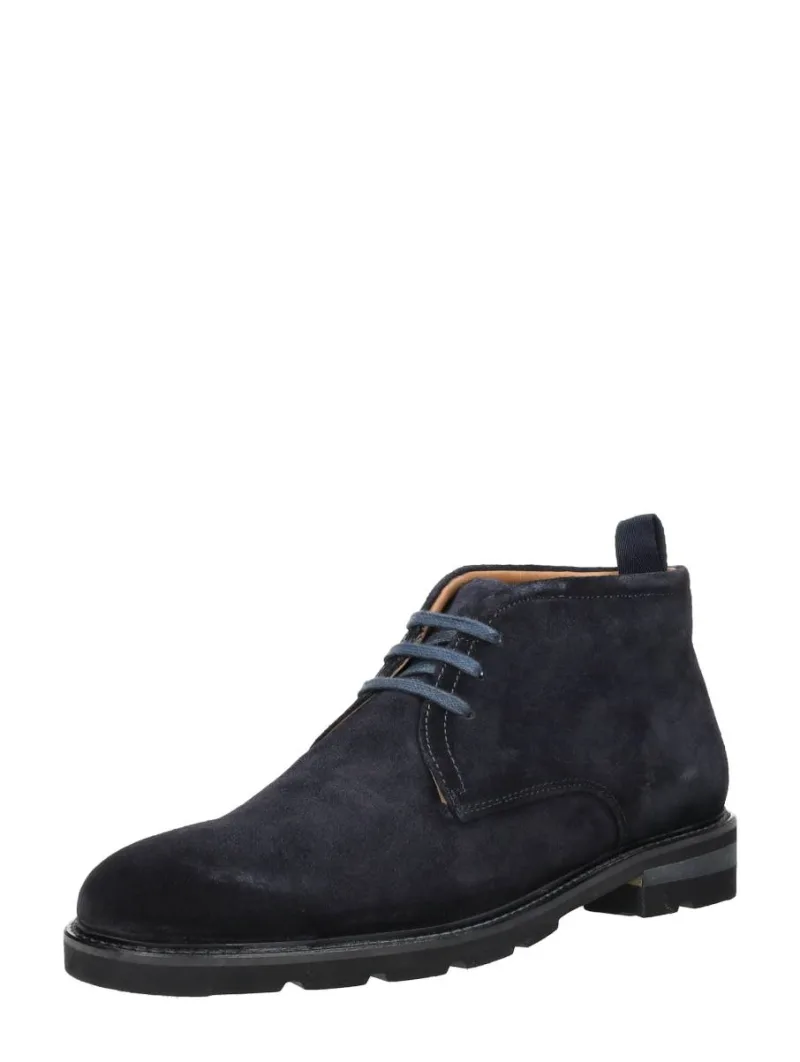 Sub55 Nippon, hoge veterschoenen voor heren in blauw, foto 2 van 2