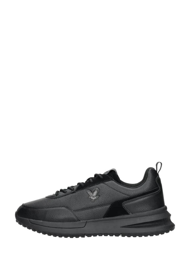 Lyle & Scott Alford, lage sneakers voor heren in zwart