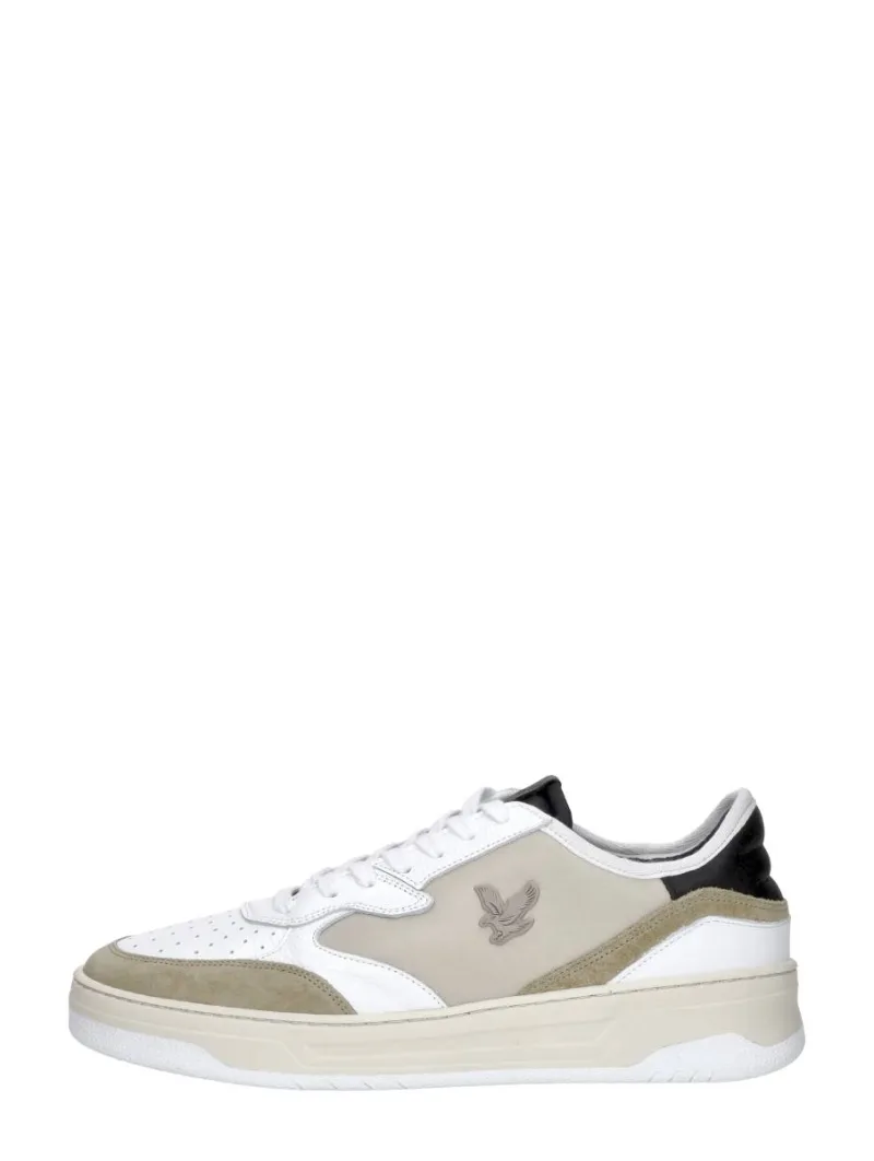Lyle & Scott Melrose II, lage sneakers voor heren in wit