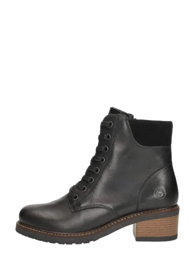 Remonte Veterschoenen Hak, veterschoenen hak voor dames in zwart, foto 1 van 4