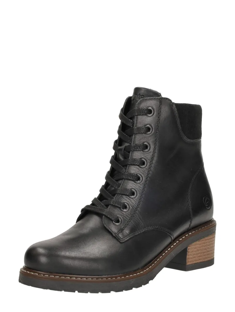 Remonte Veterschoenen Hak, veterschoenen hak voor dames in zwart, foto 2 van 2