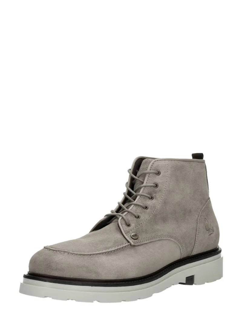 Rehab Wallace, hoge veterschoenen voor heren in beige, foto 2 van 2
