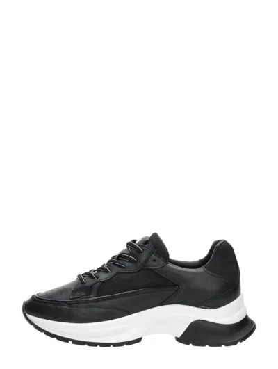 Red Rag Sneakers Laag, lage sneakers voor dames in zwart, foto 1 van 4
