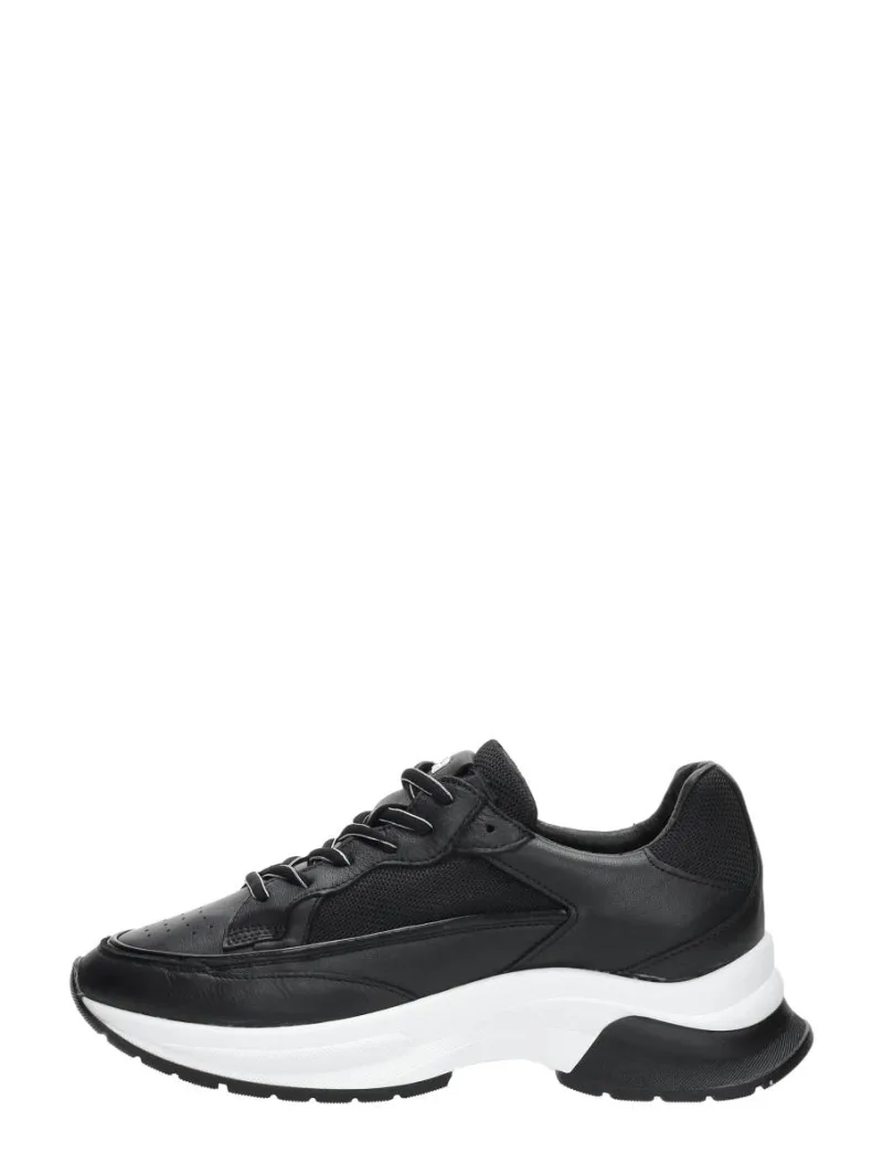Red Rag Sneakers Laag, lage sneakers voor dames in zwart, foto 1 van 4